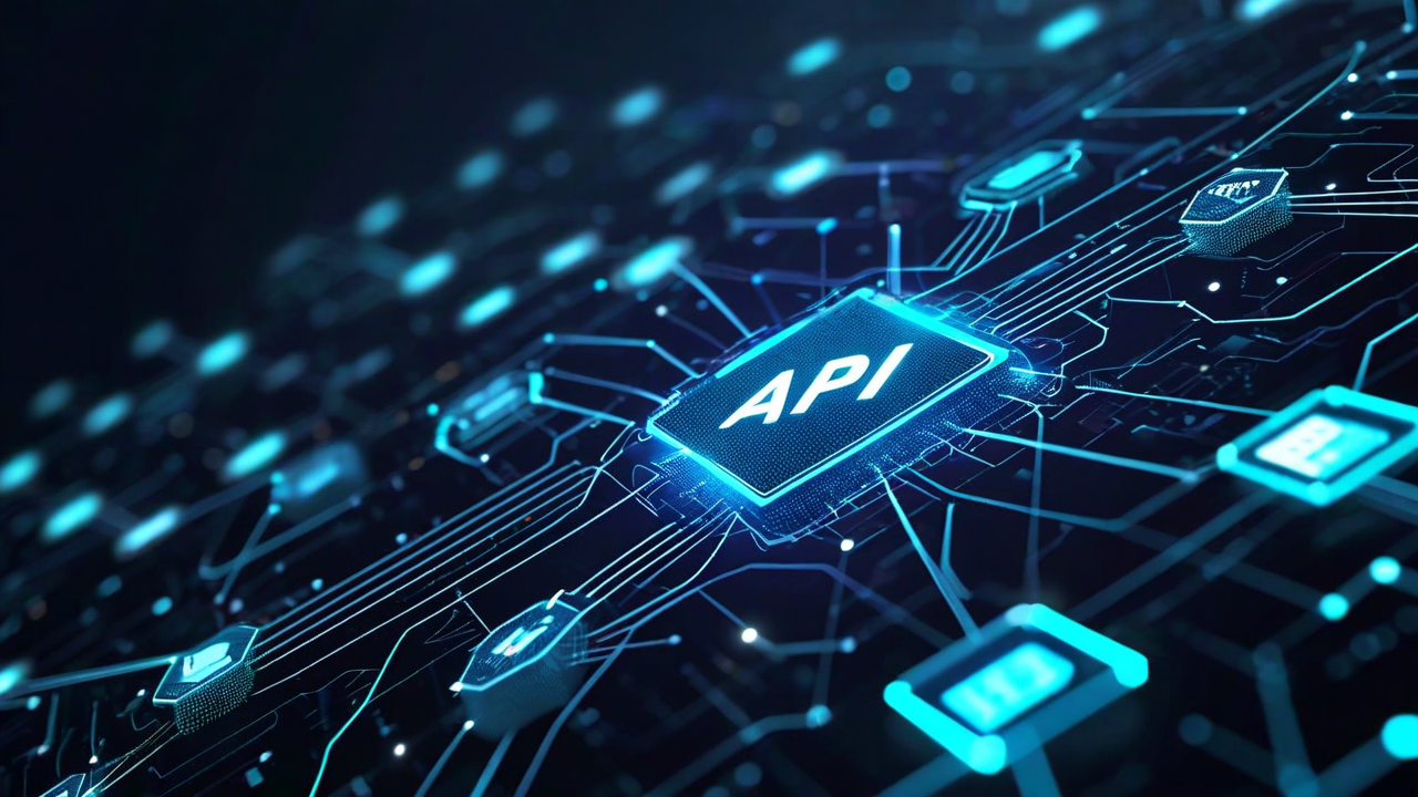 API infrastructure and network diagram